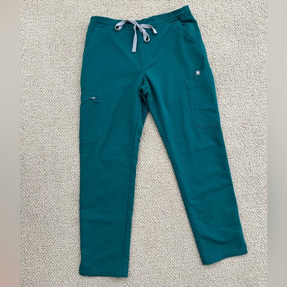 FIGS YOLO SKINNY PANTS - Hunter Green - Picture 1 of 1